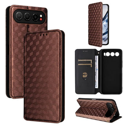 Cubic Grid Texture Flip Leather Phone Case, For ZTE nubia Air 5G, For ZTE nubia Z80 UItra, For ZTE nubia RedMagic 11 Pro+, For ZTE Blade A76 4G, For ZTE Blade A76 5G, For ZTE Blade A36 4G / nubia A36 4G, For ZTE nubia Neo 3 5G                          ...