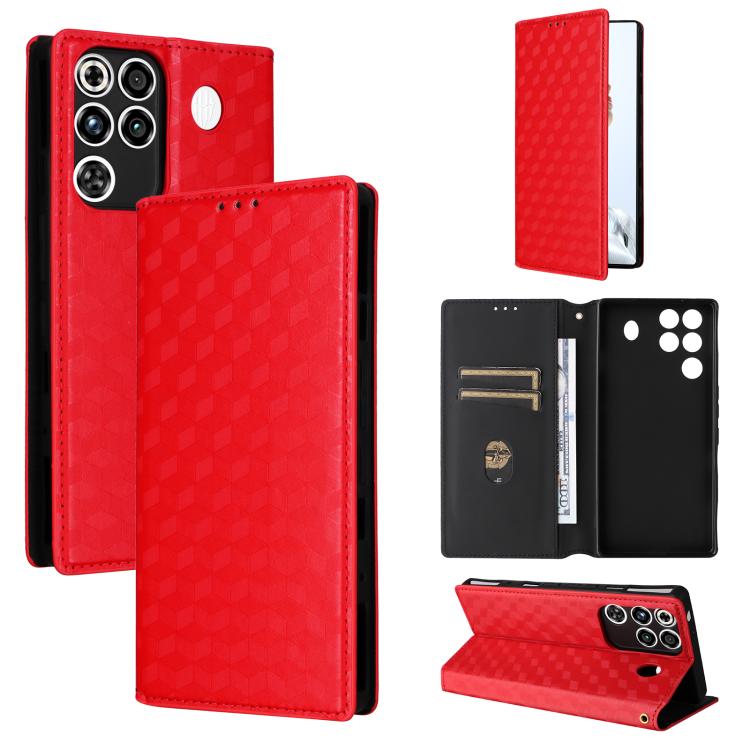 Cubic Grid Texture Flip Leather Phone Case, For ZTE nubia Air 5G, For ZTE nubia Z80 UItra, For ZTE nubia RedMagic 11 Pro+, For ZTE Blade A76 4G, For ZTE Blade A76 5G, For ZTE Blade A36 4G / nubia A36 4G, For ZTE nubia Neo 3 5G                          ...