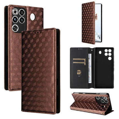 Cubic Grid Texture Flip Leather Phone Case, For ZTE nubia Air 5G, For ZTE nubia Z80 UItra, For ZTE nubia RedMagic 11 Pro+, For ZTE Blade A76 4G, For ZTE Blade A76 5G, For ZTE Blade A36 4G / nubia A36 4G, For ZTE nubia Neo 3 5G                          ...