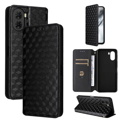 Cubic Grid Texture Flip Leather Phone Case, For ZTE nubia A57 4G, For ZTE nubia Air Pro 5G, For ZTE Kantan Sumaho5 A601ZT, For ZTE nubia Neo 5 Pro 5G, For ZTE nubia Neo 5 5G, For ZTE nubia P9 Pro 5G / Optus X Pro 2 5G, For ZTE nubia Neo 5 GT 5G        ...