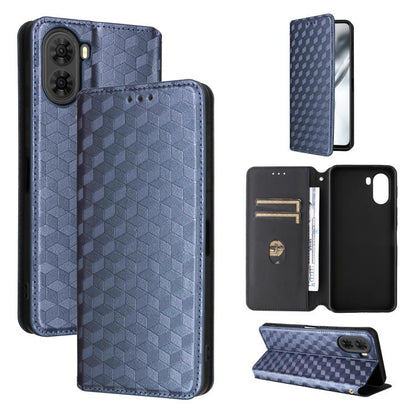 Cubic Grid Texture Flip Leather Phone Case, For ZTE nubia A57 4G, For ZTE nubia Air Pro 5G, For ZTE Kantan Sumaho5 A601ZT, For ZTE nubia Neo 5 Pro 5G, For ZTE nubia Neo 5 5G, For ZTE nubia P9 Pro 5G / Optus X Pro 2 5G, For ZTE nubia Neo 5 GT 5G        ...