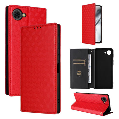 Cubic Grid Texture Flip Leather Phone Case, For ZTE nubia A57 4G, For ZTE nubia Air Pro 5G, For ZTE Kantan Sumaho5 A601ZT, For ZTE nubia Neo 5 Pro 5G, For ZTE nubia Neo 5 5G, For ZTE nubia P9 Pro 5G / Optus X Pro 2 5G, For ZTE nubia Neo 5 GT 5G        ...