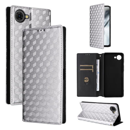 Cubic Grid Texture Flip Leather Phone Case, For ZTE nubia A57 4G, For ZTE nubia Air Pro 5G, For ZTE Kantan Sumaho5 A601ZT, For ZTE nubia Neo 5 Pro 5G, For ZTE nubia Neo 5 5G, For ZTE nubia P9 Pro 5G / Optus X Pro 2 5G, For ZTE nubia Neo 5 GT 5G        ...