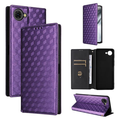 Cubic Grid Texture Flip Leather Phone Case, For ZTE nubia A57 4G, For ZTE nubia Air Pro 5G, For ZTE Kantan Sumaho5 A601ZT, For ZTE nubia Neo 5 Pro 5G, For ZTE nubia Neo 5 5G, For ZTE nubia P9 Pro 5G / Optus X Pro 2 5G, For ZTE nubia Neo 5 GT 5G        ...