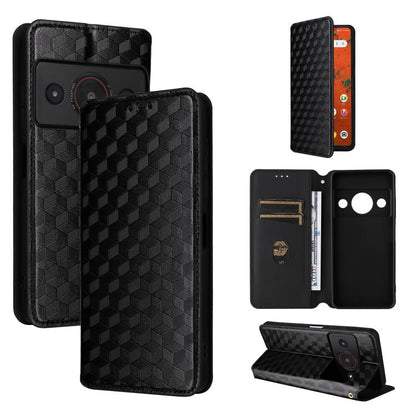Cubic Grid Texture Flip Leather Phone Case, For ZTE nubia A57 4G, For ZTE nubia Air Pro 5G, For ZTE Kantan Sumaho5 A601ZT, For ZTE nubia Neo 5 Pro 5G, For ZTE nubia Neo 5 5G, For ZTE nubia P9 Pro 5G / Optus X Pro 2 5G, For ZTE nubia Neo 5 GT 5G        ...