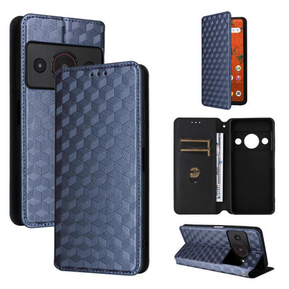 Cubic Grid Texture Flip Leather Phone Case, For ZTE nubia A57 4G, For ZTE nubia Air Pro 5G, For ZTE Kantan Sumaho5 A601ZT, For ZTE nubia Neo 5 Pro 5G, For ZTE nubia Neo 5 5G, For ZTE nubia P9 Pro 5G / Optus X Pro 2 5G, For ZTE nubia Neo 5 GT 5G        ...
