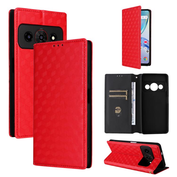 Cubic Grid Texture Flip Leather Phone Case, For ZTE nubia A57 4G, For ZTE nubia Air Pro 5G, For ZTE Kantan Sumaho5 A601ZT, For ZTE nubia Neo 5 Pro 5G, For ZTE nubia Neo 5 5G, For ZTE nubia P9 Pro 5G / Optus X Pro 2 5G, For ZTE nubia Neo 5 GT 5G        ...
