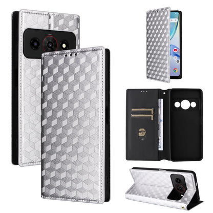 Cubic Grid Texture Flip Leather Phone Case, For ZTE nubia A57 4G, For ZTE nubia Air Pro 5G, For ZTE Kantan Sumaho5 A601ZT, For ZTE nubia Neo 5 Pro 5G, For ZTE nubia Neo 5 5G, For ZTE nubia P9 Pro 5G / Optus X Pro 2 5G, For ZTE nubia Neo 5 GT 5G        ...