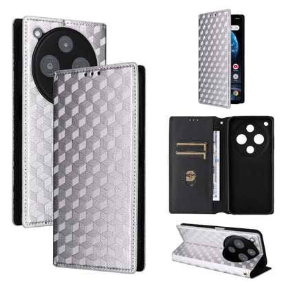 Cubic Grid Texture Flip Leather Phone Case, For ZTE nubia A57 4G, For ZTE nubia Air Pro 5G, For ZTE Kantan Sumaho5 A601ZT, For ZTE nubia Neo 5 Pro 5G, For ZTE nubia Neo 5 5G, For ZTE nubia P9 Pro 5G / Optus X Pro 2 5G, For ZTE nubia Neo 5 GT 5G        ...