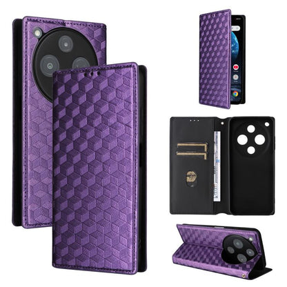 Cubic Grid Texture Flip Leather Phone Case, For ZTE nubia A57 4G, For ZTE nubia Air Pro 5G, For ZTE Kantan Sumaho5 A601ZT, For ZTE nubia Neo 5 Pro 5G, For ZTE nubia Neo 5 5G, For ZTE nubia P9 Pro 5G / Optus X Pro 2 5G, For ZTE nubia Neo 5 GT 5G        ...
