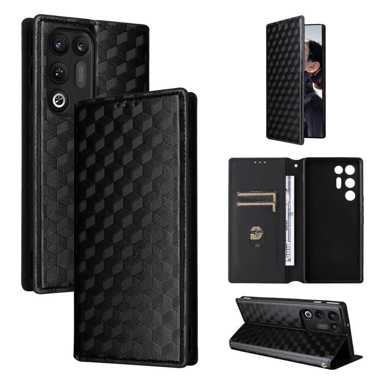 Cubic Grid Texture Flip Leather Phone Case, For ZTE nubia A57 4G, For ZTE nubia Air Pro 5G, For ZTE Kantan Sumaho5 A601ZT, For ZTE nubia Neo 5 Pro 5G, For ZTE nubia Neo 5 5G, For ZTE nubia P9 Pro 5G / Optus X Pro 2 5G, For ZTE nubia Neo 5 GT 5G        ...