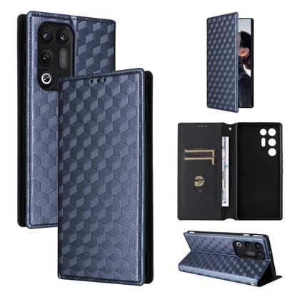 Cubic Grid Texture Flip Leather Phone Case, For ZTE nubia A57 4G, For ZTE nubia Air Pro 5G, For ZTE Kantan Sumaho5 A601ZT, For ZTE nubia Neo 5 Pro 5G, For ZTE nubia Neo 5 5G, For ZTE nubia P9 Pro 5G / Optus X Pro 2 5G, For ZTE nubia Neo 5 GT 5G        ...