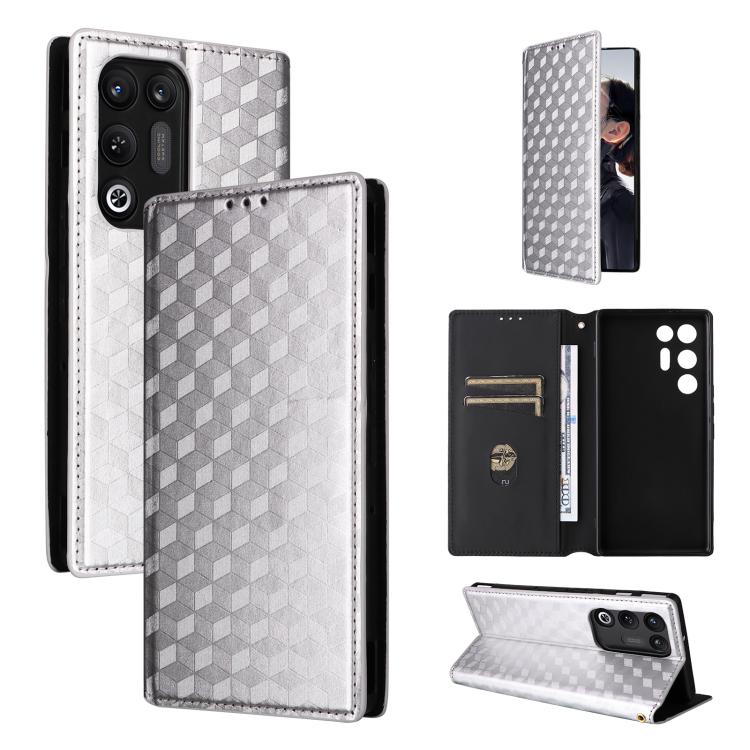 Cubic Grid Texture Flip Leather Phone Case, For ZTE nubia A57 4G, For ZTE nubia Air Pro 5G, For ZTE Kantan Sumaho5 A601ZT, For ZTE nubia Neo 5 Pro 5G, For ZTE nubia Neo 5 5G, For ZTE nubia P9 Pro 5G / Optus X Pro 2 5G, For ZTE nubia Neo 5 GT 5G        ...