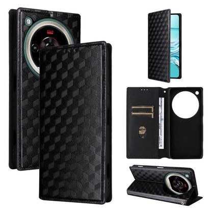 Cubic Grid Texture Flip Leather Phone Case, For ZTE nubia Air 5G, For ZTE nubia Z80 UItra, For ZTE nubia RedMagic 11 Pro+, For ZTE Blade A76 4G, For ZTE Blade A76 5G, For ZTE Blade A36 4G / nubia A36 4G, For ZTE nubia Neo 3 5G                          ...