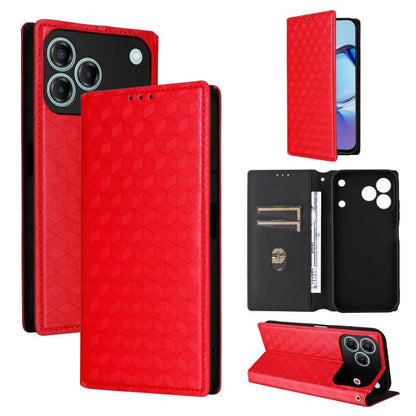 Cubic Grid Texture Flip Leather Phone Case, For ZTE nubia A57 4G, For ZTE nubia Air Pro 5G, For ZTE Kantan Sumaho5 A601ZT, For ZTE nubia Neo 5 Pro 5G, For ZTE nubia Neo 5 5G, For ZTE nubia P9 Pro 5G / Optus X Pro 2 5G, For ZTE nubia Neo 5 GT 5G        ...