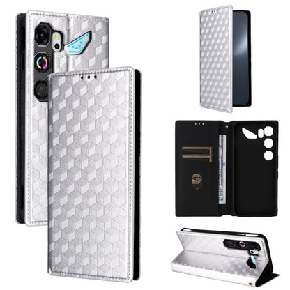 Cubic Grid Texture Flip Leather Phone Case, For ZTE nubia A57 4G, For ZTE nubia Air Pro 5G, For ZTE Kantan Sumaho5 A601ZT, For ZTE nubia Neo 5 Pro 5G, For ZTE nubia Neo 5 5G, For ZTE nubia P9 Pro 5G / Optus X Pro 2 5G, For ZTE nubia Neo 5 GT 5G        ...
