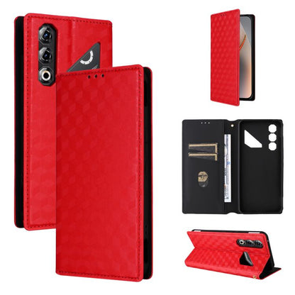 Cubic Grid Texture Flip Leather Phone Case, For ZTE nubia A57 4G, For ZTE nubia Air Pro 5G, For ZTE Kantan Sumaho5 A601ZT, For ZTE nubia Neo 5 Pro 5G, For ZTE nubia Neo 5 5G, For ZTE nubia P9 Pro 5G / Optus X Pro 2 5G, For ZTE nubia Neo 5 GT 5G        ...