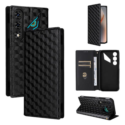 Cubic Grid Texture Flip Leather Phone Case, For ZTE nubia A57 4G, For ZTE nubia Air Pro 5G, For ZTE Kantan Sumaho5 A601ZT, For ZTE nubia Neo 5 Pro 5G, For ZTE nubia Neo 5 5G, For ZTE nubia P9 Pro 5G / Optus X Pro 2 5G, For ZTE nubia Neo 5 GT 5G        ...