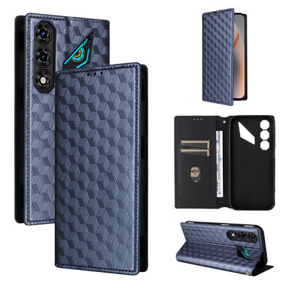 Cubic Grid Texture Flip Leather Phone Case, For ZTE nubia A57 4G, For ZTE nubia Air Pro 5G, For ZTE Kantan Sumaho5 A601ZT, For ZTE nubia Neo 5 Pro 5G, For ZTE nubia Neo 5 5G, For ZTE nubia P9 Pro 5G / Optus X Pro 2 5G, For ZTE nubia Neo 5 GT 5G        ...