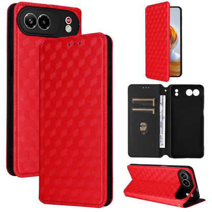 Cubic Grid Texture Flip Leather Phone Case, For ZTE nubia A57 4G, For ZTE nubia Air Pro 5G, For ZTE Kantan Sumaho5 A601ZT, For ZTE nubia Neo 5 Pro 5G, For ZTE nubia Neo 5 5G, For ZTE nubia P9 Pro 5G / Optus X Pro 2 5G, For ZTE nubia Neo 5 GT 5G        ...