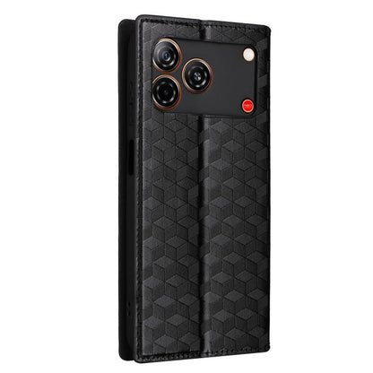 Cubic Grid Texture Flip Leather Phone Case, For ZTE nubia A57 4G, For ZTE nubia Air Pro 5G, For ZTE Kantan Sumaho5 A601ZT, For ZTE nubia Neo 5 Pro 5G, For ZTE nubia Neo 5 5G, For ZTE nubia P9 Pro 5G / Optus X Pro 2 5G, For ZTE nubia Neo 5 GT 5G        ...
