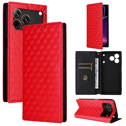 Cubic Grid Texture Flip Leather Phone Case, For ZTE nubia A57 4G, For ZTE nubia Air Pro 5G, For ZTE Kantan Sumaho5 A601ZT, For ZTE nubia Neo 5 Pro 5G, For ZTE nubia Neo 5 5G, For ZTE nubia P9 Pro 5G / Optus X Pro 2 5G, For ZTE nubia Neo 5 GT 5G        ...