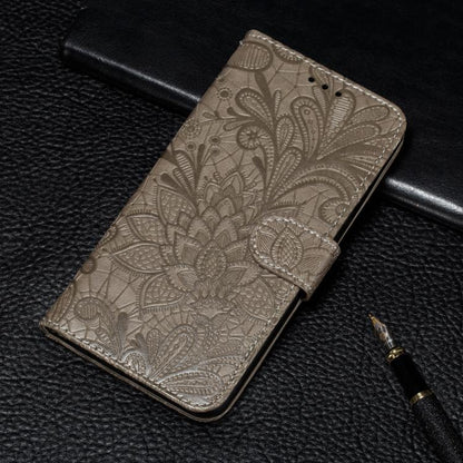 Lace Flower Embossing Flip Leather Phone Case, For HMD Pulse Pro