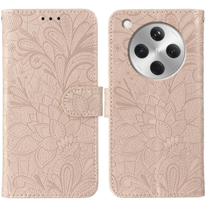 Lace Flower Embossing Flip Leather Phone Case, For OPPO Find X9, For OPPO A6 Pro 5G, For OPPO Find X9 Pro, For OPPO A5 Pro 5G Global, For OPPO Reno13 Pro 5G Global, For OPPO Reno13 5G Global, For OPPO Reno13 F 4G Global / 5G Global, For OPPO Find X8   ...