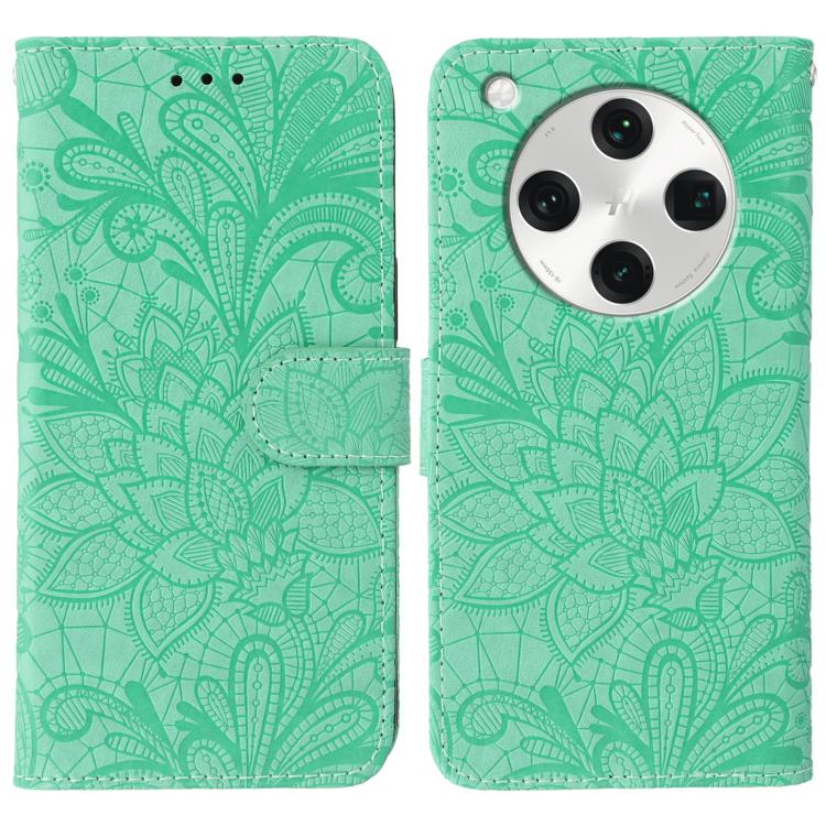 Lace Flower Embossing Flip Leather Phone Case, For OPPO Find X9, For OPPO A6 Pro 5G, For OPPO Find X9 Pro, For OPPO A5 Pro 5G Global, For OPPO Reno13 Pro 5G Global, For OPPO Reno13 5G Global, For OPPO Reno13 F 4G Global / 5G Global, For OPPO Find X8   ...