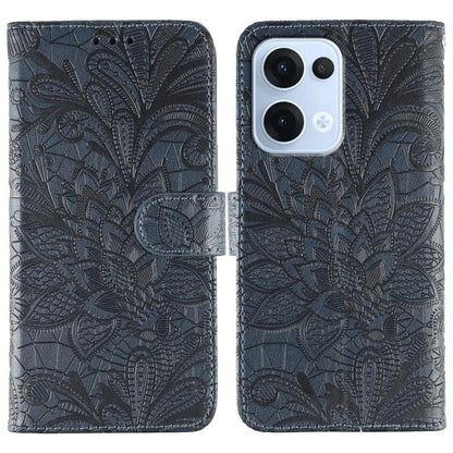 Lace Flower Embossing Flip Leather Phone Case, For OPPO Find X9, For OPPO A6 Pro 5G, For OPPO Find X9 Pro, For OPPO A5 Pro 5G Global, For OPPO Reno13 Pro 5G Global, For OPPO Reno13 5G Global, For OPPO Reno13 F 4G Global / 5G Global, For OPPO Find X8   ...