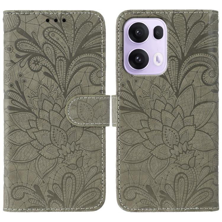 Lace Flower Embossing Flip Leather Phone Case, For OPPO Find X9, For OPPO A6 Pro 5G, For OPPO Find X9 Pro, For OPPO A5 Pro 5G Global, For OPPO Reno13 Pro 5G Global, For OPPO Reno13 5G Global, For OPPO Reno13 F 4G Global / 5G Global, For OPPO Find X8   ...
