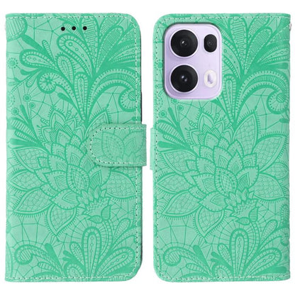 Lace Flower Embossing Flip Leather Phone Case, For OPPO Find X9, For OPPO A6 Pro 5G, For OPPO Find X9 Pro, For OPPO A5 Pro 5G Global, For OPPO Reno13 Pro 5G Global, For OPPO Reno13 5G Global, For OPPO Reno13 F 4G Global / 5G Global, For OPPO Find X8   ...