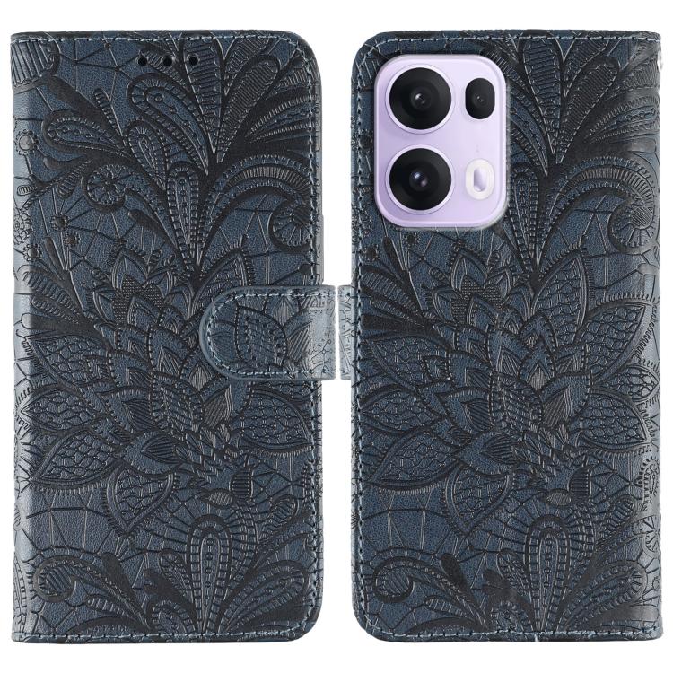 Lace Flower Embossing Flip Leather Phone Case, For OPPO Find X9, For OPPO A6 Pro 5G, For OPPO Find X9 Pro, For OPPO A5 Pro 5G Global, For OPPO Reno13 Pro 5G Global, For OPPO Reno13 5G Global, For OPPO Reno13 F 4G Global / 5G Global, For OPPO Find X8   ...