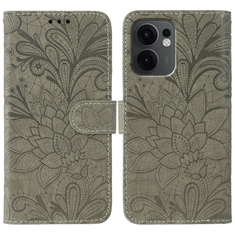 Lace Flower Embossing Flip Leather Phone Case, For OPPO Find X9, For OPPO A6 Pro 5G, For OPPO Find X9 Pro, For OPPO A5 Pro 5G Global, For OPPO Reno13 Pro 5G Global, For OPPO Reno13 5G Global, For OPPO Reno13 F 4G Global / 5G Global, For OPPO Find X8   ...