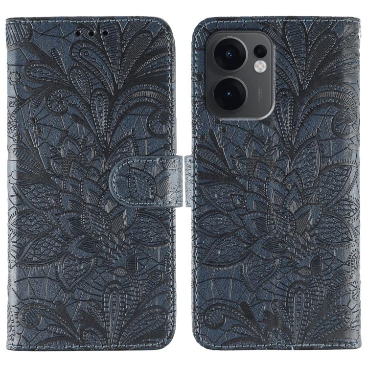 Lace Flower Embossing Flip Leather Phone Case, For OPPO Find X9, For OPPO A6 Pro 5G, For OPPO Find X9 Pro, For OPPO A5 Pro 5G Global, For OPPO Reno13 Pro 5G Global, For OPPO Reno13 5G Global, For OPPO Reno13 F 4G Global / 5G Global, For OPPO Find X8   ...