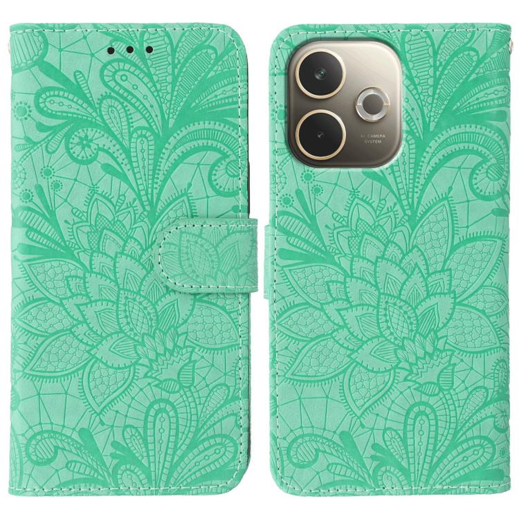 Lace Flower Embossing Flip Leather Phone Case, For OPPO Find X9, For OPPO A6 Pro 5G, For OPPO Find X9 Pro, For OPPO A5 Pro 5G Global, For OPPO Reno13 Pro 5G Global, For OPPO Reno13 5G Global, For OPPO Reno13 F 4G Global / 5G Global, For OPPO Find X8   ...