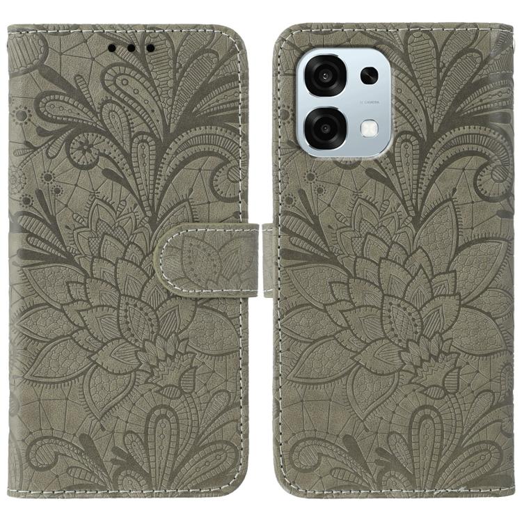 Lace Flower Embossing Flip Leather Phone Case, For OPPO Find X9, For OPPO A6 Pro 5G, For OPPO Find X9 Pro, For OPPO A5 Pro 5G Global, For OPPO Reno13 Pro 5G Global, For OPPO Reno13 5G Global, For OPPO Reno13 F 4G Global / 5G Global, For OPPO Find X8   ...
