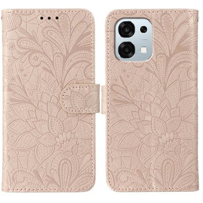 Lace Flower Embossing Flip Leather Phone Case, For OPPO Find X9, For OPPO A6 Pro 5G, For OPPO Find X9 Pro, For OPPO A5 Pro 5G Global, For OPPO Reno13 Pro 5G Global, For OPPO Reno13 5G Global, For OPPO Reno13 F 4G Global / 5G Global, For OPPO Find X8   ...