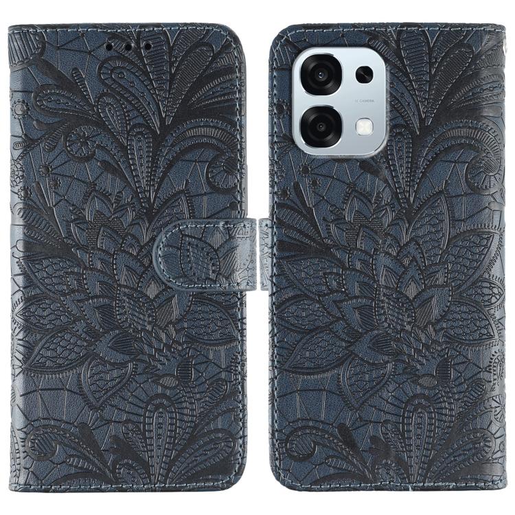 Lace Flower Embossing Flip Leather Phone Case, For OPPO Find X9, For OPPO A6 Pro 5G, For OPPO Find X9 Pro, For OPPO A5 Pro 5G Global, For OPPO Reno13 Pro 5G Global, For OPPO Reno13 5G Global, For OPPO Reno13 F 4G Global / 5G Global, For OPPO Find X8   ...