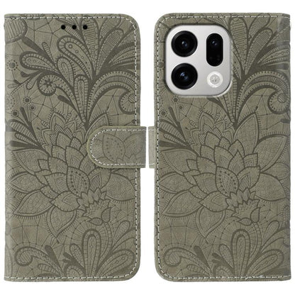 Lace Flower Embossing Flip Leather Phone Case, For OPPO Find X9, For OPPO A6 Pro 5G, For OPPO Find X9 Pro, For OPPO A5 Pro 5G Global, For OPPO Reno13 Pro 5G Global, For OPPO Reno13 5G Global, For OPPO Reno13 F 4G Global / 5G Global, For OPPO Find X8   ...