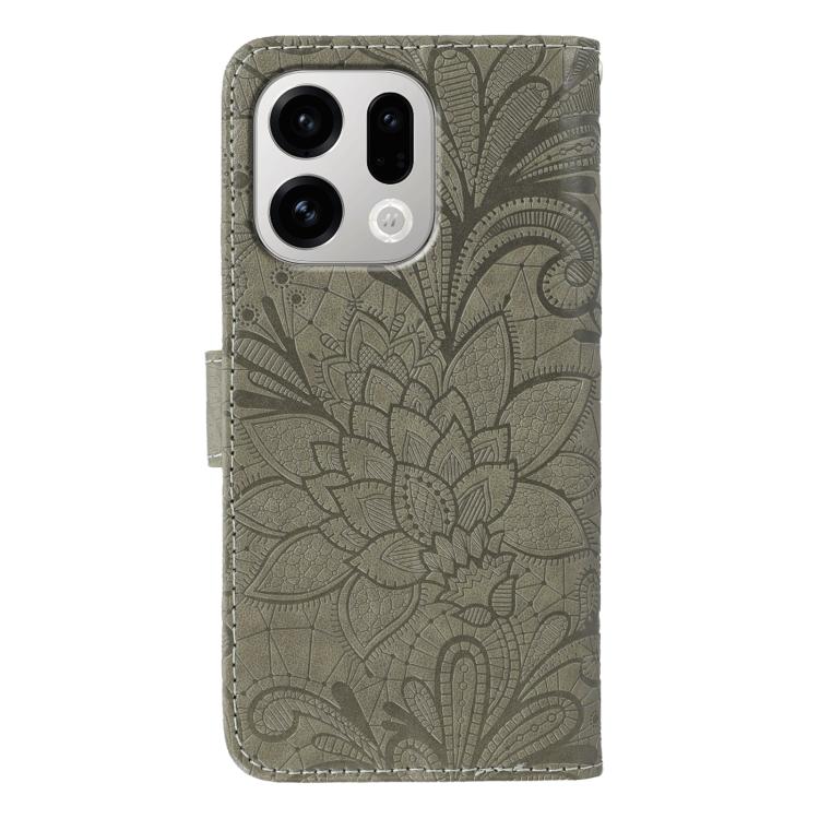 Lace Flower Embossing Flip Leather Phone Case, For OPPO Find X9, For OPPO A6 Pro 5G, For OPPO Find X9 Pro, For OPPO A5 Pro 5G Global, For OPPO Reno13 Pro 5G Global, For OPPO Reno13 5G Global, For OPPO Reno13 F 4G Global / 5G Global, For OPPO Find X8   ...