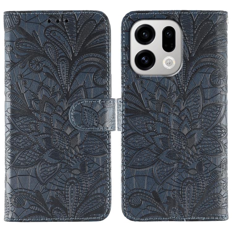 Lace Flower Embossing Flip Leather Phone Case, For OPPO Find X9, For OPPO A6 Pro 5G, For OPPO Find X9 Pro, For OPPO A5 Pro 5G Global, For OPPO Reno13 Pro 5G Global, For OPPO Reno13 5G Global, For OPPO Reno13 F 4G Global / 5G Global, For OPPO Find X8   ...