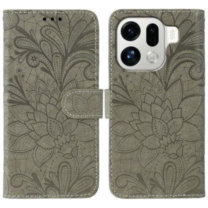 Lace Flower Embossing Flip Leather Phone Case, For OPPO Find X9, For OPPO A6 Pro 5G, For OPPO Find X9 Pro, For OPPO A5 Pro 5G Global, For OPPO Reno13 Pro 5G Global, For OPPO Reno13 5G Global, For OPPO Reno13 F 4G Global / 5G Global, For OPPO Find X8   ...