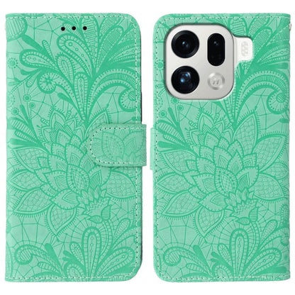 Lace Flower Embossing Flip Leather Phone Case, For OPPO Find X9, For OPPO A6 Pro 5G, For OPPO Find X9 Pro, For OPPO A5 Pro 5G Global, For OPPO Reno13 Pro 5G Global, For OPPO Reno13 5G Global, For OPPO Reno13 F 4G Global / 5G Global, For OPPO Find X8   ...