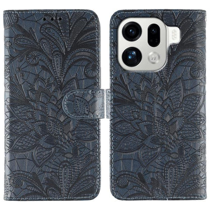 Lace Flower Embossing Flip Leather Phone Case, For OPPO Find X9, For OPPO A6 Pro 5G, For OPPO Find X9 Pro, For OPPO A5 Pro 5G Global, For OPPO Reno13 Pro 5G Global, For OPPO Reno13 5G Global, For OPPO Reno13 F 4G Global / 5G Global, For OPPO Find X8   ...