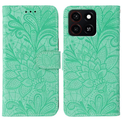 Lace Flower Embossing Flip Leather Phone Case, For ZTE Blade A35