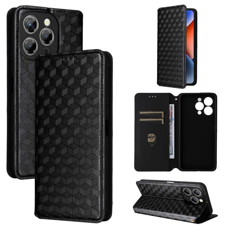 Cubic Grid Texture Flip Leather Phone Case, For Oukitel C66, For Oukitel C17 4G 2026, For Oukitel C5 4G 2025, For Oukitel C3 4G 2025, For Oukitel C62 / C62 Pro, For Oukitel C59 / C59 Pro, For Oukitel C61 / C61 Pro, For Oukitel P1                       ...