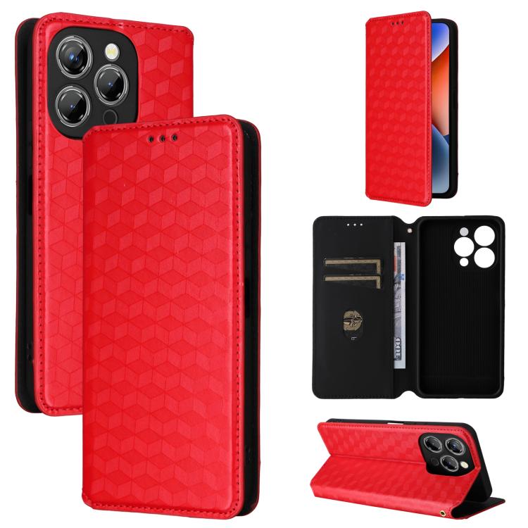 Cubic Grid Texture Flip Leather Phone Case, For Oukitel C66, For Oukitel C17 4G 2026, For Oukitel C5 4G 2025, For Oukitel C3 4G 2025, For Oukitel C62 / C62 Pro, For Oukitel C59 / C59 Pro, For Oukitel C61 / C61 Pro, For Oukitel P1                       ...