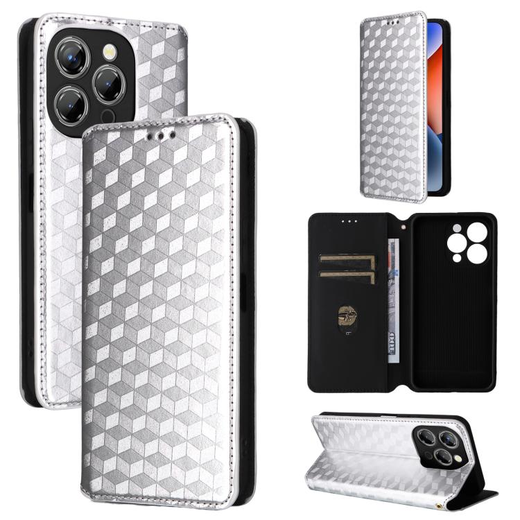 Cubic Grid Texture Flip Leather Phone Case, For Oukitel C66, For Oukitel C17 4G 2026, For Oukitel C5 4G 2025, For Oukitel C3 4G 2025, For Oukitel C62 / C62 Pro, For Oukitel C59 / C59 Pro, For Oukitel C61 / C61 Pro, For Oukitel P1                       ...