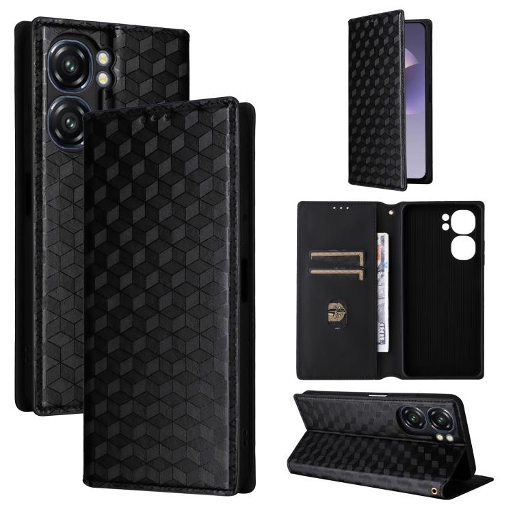 Cubic Grid Texture Flip Leather Phone Case, For Oukitel C66, For Oukitel C17 4G 2026, For Oukitel C5 4G 2025, For Oukitel C3 4G 2025, For Oukitel C62 / C62 Pro, For Oukitel C59 / C59 Pro, For Oukitel C61 / C61 Pro, For Oukitel P1                       ...